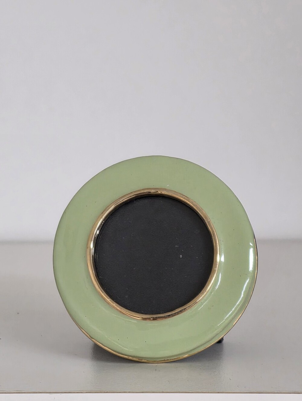 Kenneth Jay Lane Apple Green Enamel Mini Frame